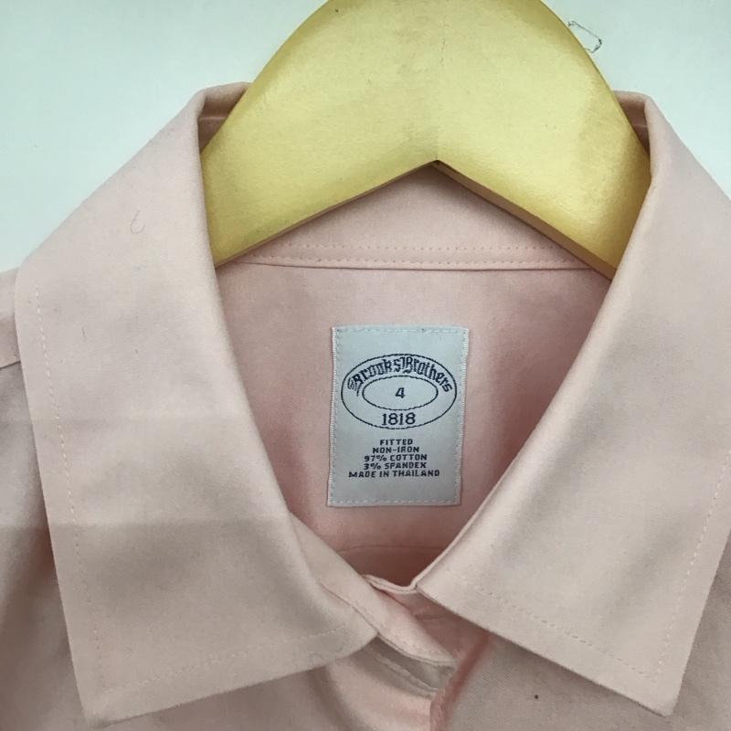 ブルックスブラザーズ BROOKS BROTHERS シャツ、ブラウス 長袖 無地 桃 / ピンク /  レディース USED 古着 中古 10146384