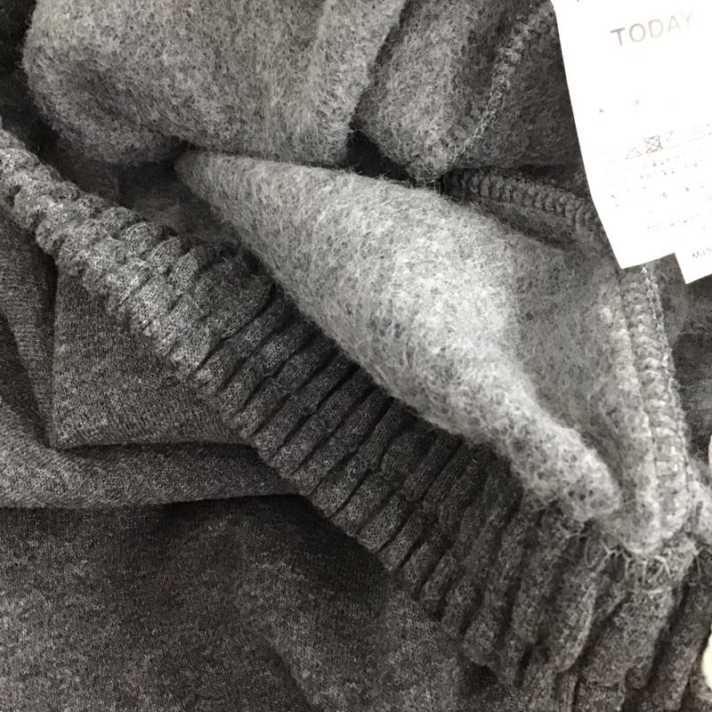 トゥデイエディション TODAY edition パンツ ワークパンツ、ペインターパンツ ワークパンツ ワイドパンツ カジュアルパンツ スウェットパンツ L ロゴ、文字 ダークグレー / ダークグレー /  メンズ USED 古着 中古 10150989