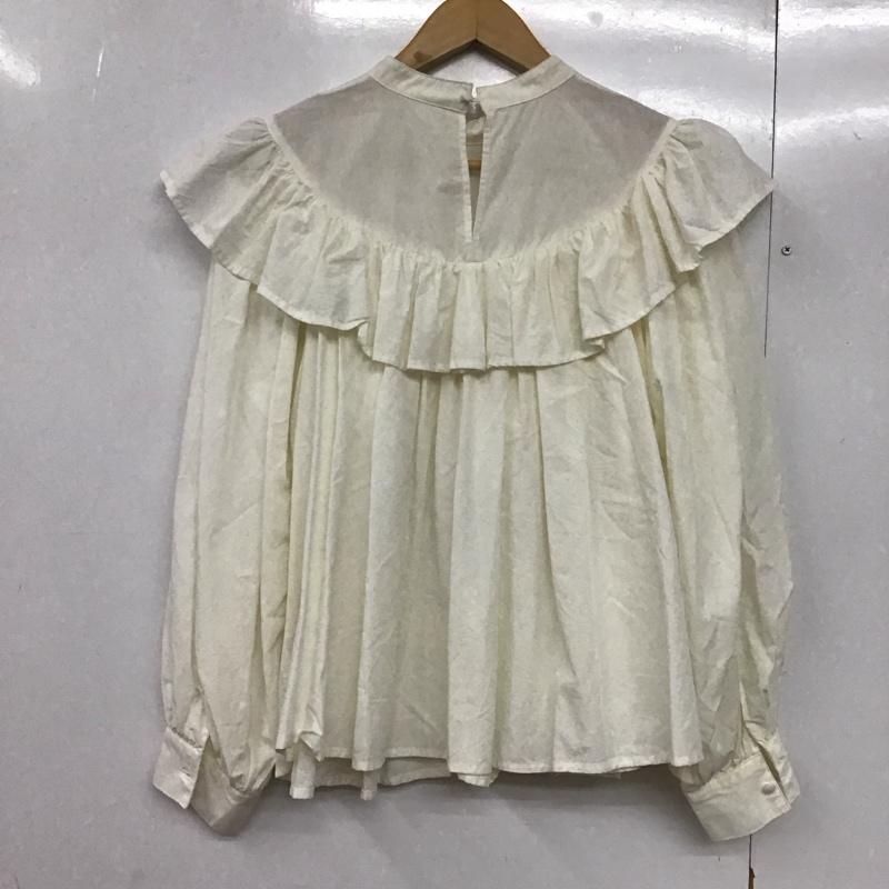 ローリーズファーム LOWRYS FARM シャツ、ブラウス 長袖 FREE 無地 白 / ホワイト /  レディース USED 古着 中古 10144248