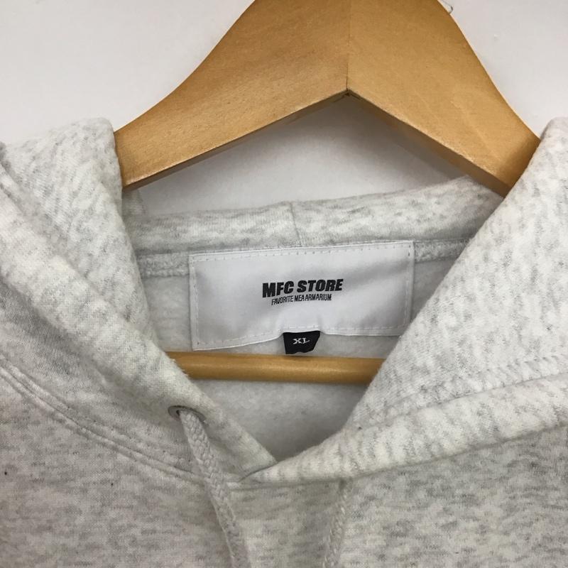 エムエフシーストア MFC STORE パーカー 長袖 長袖パーカー プルオーバーパーカー スウェット XL ロゴ、文字 灰 / グレー /  メンズ USED 古着 中古 10145407