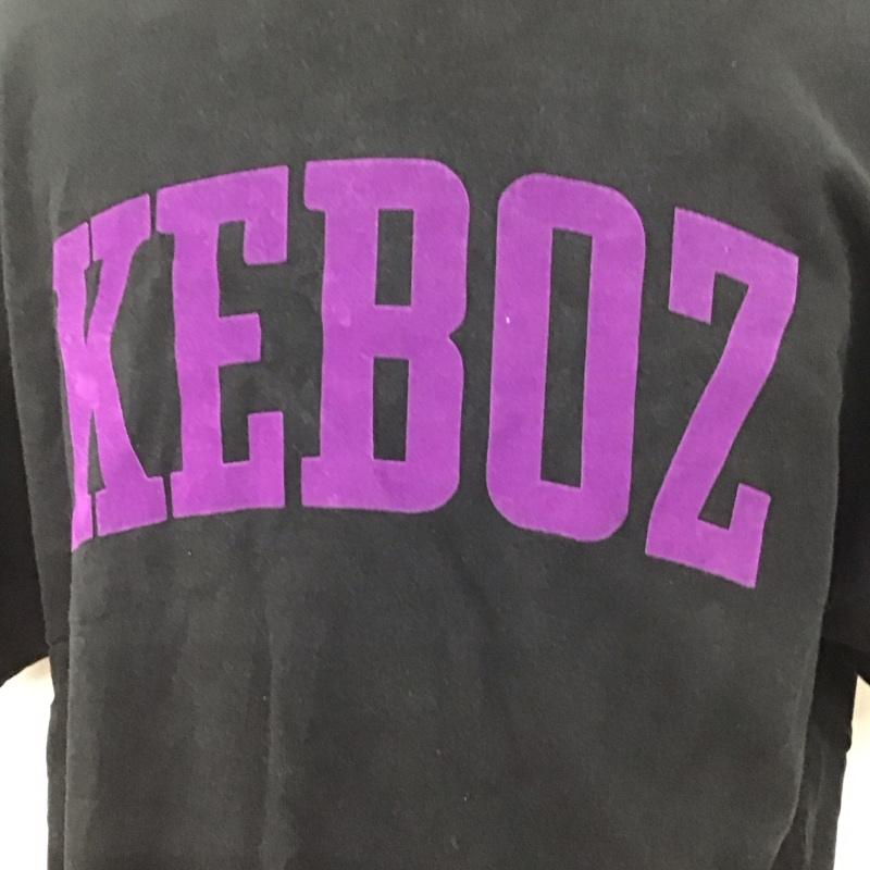 ケボズ KEBOZ カットソー 半袖 半袖カットソー プリントTシャツ クルーネックカットソー 半袖スウェット M ロゴ、文字 黒 / ブラック /  メンズ USED 古着 中古 10119432
