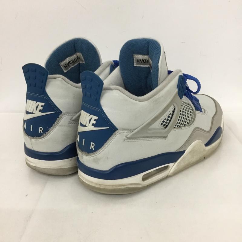 ナイキ NIKE スニーカー スニーカー FV5029-141 AIR JORDAN 4 RETRO 28cm 28.0cm ロゴ、文字 青 / ブルー / X 灰 / グレー /  メンズ USED 古着 中古 10129912