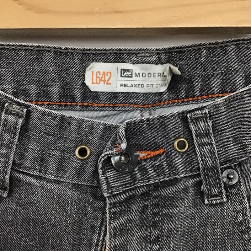 古着 USED パンツ デニム、ジーンズ デニムパンツ ワイドパンツ カジュアルパンツ 古着 リメイク 36インチ  ダークグレー / ダークグレー /  メンズ USED 古着 中古 10149982