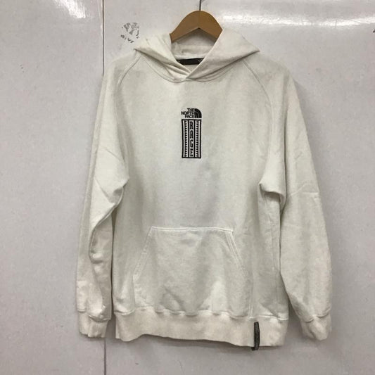 ザノースフェイス THE NORTH FACE パーカー 長袖 nt11965 長袖パーカー プルオーバー スウェットパーカー L ロゴ、文字 白 / ホワイト /  メンズ USED 古着 中古 10129847