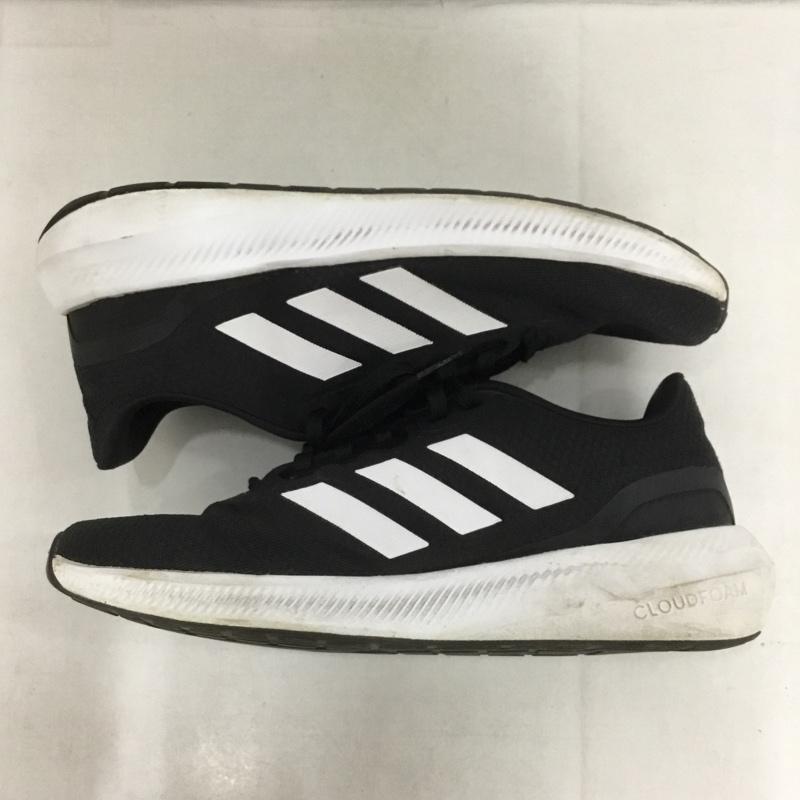アディダス adidas スニーカー スニーカー HQ3790 CORERUNNER 3 27cm 27.0cm ワンポイント 黒 / ブラック / X 白 / ホワイト /  メンズ USED 古着 中古 10138541