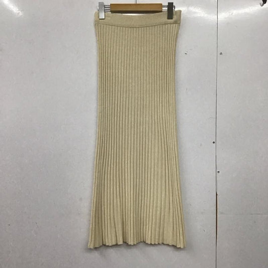 ローリーズファーム LOWRYS FARM スカート ロングスカート ロングスカート タイトスカート ニットスカート FREE 無地 アイボリー / アイボリー /  レディース USED 古着 中古 10145418