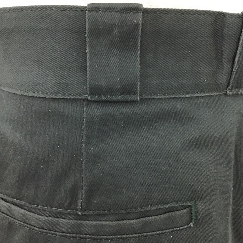 ディッキーズ Dickies パンツ ワークパンツ、ペインターパンツ センタータックパンツ ワイドパンツ ワークパンツ カジュアルジーンズ 30インチ 無地 緑 / グリーン /  メンズ USED 古着 中古 10105594