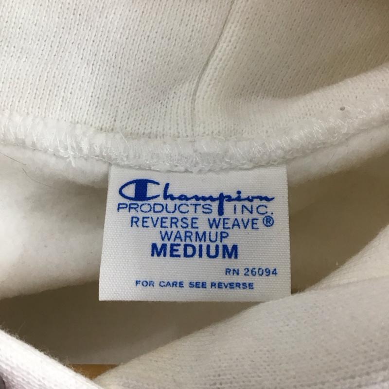 ミルクフェド MILKFED. パーカー 長袖 長袖パーカー プルオーバーパーカー スウェット チャンピオン M ロゴ、文字 白 / ホワイト /  レディース USED 古着 中古 10145145