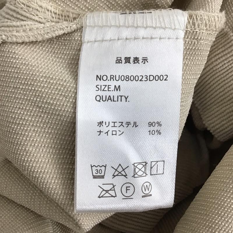 レトロガール RETRO GIRL シャツ、ブラウス 長袖 長袖シャツ コーデュロイシャツ カジュアルシャツ ウエスト切り替え M 無地 ベージュ / ベージュ /  レディース USED 古着 中古 10136756