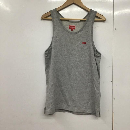 シュプリーム Supreme トップス トップス 15SS Small Box Tank Top タンクトップ S ロゴ、文字 灰 / グレー /  メンズ USED 古着 中古 10144030