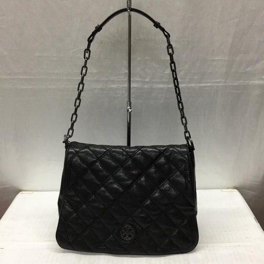 トリーバーチ TORY BURCH ハンドバッグ ハンドバッグ キルティング チェーンベルト ワンポイント 黒 / ブラック /  レディース USED 古着 中古 10115576