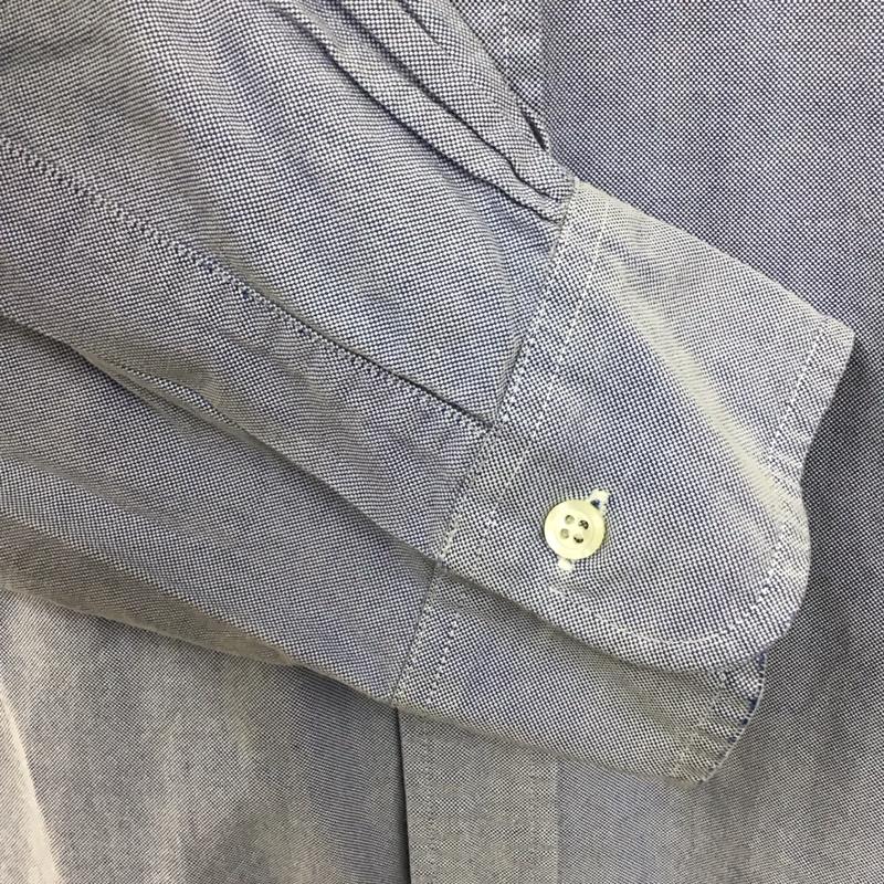 ブルックスブラザーズ BROOKS BROTHERS シャツ、ブラウス 長袖 長袖シャツ カラーシャツ ポケットシャツ 長袖カットソー 無地 水色 / ライトブルー /  メンズ USED 古着 中古 10118290