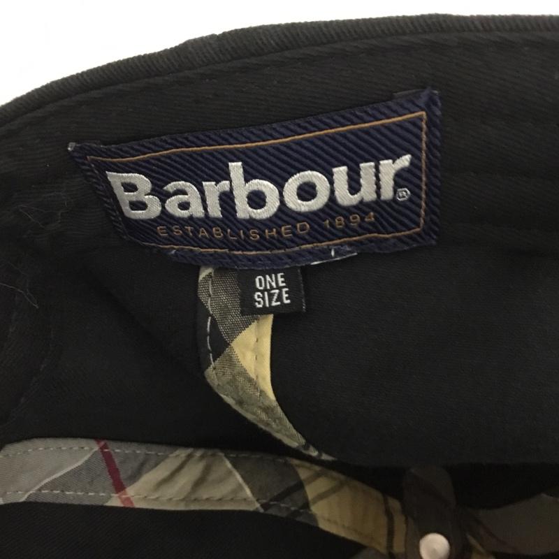 バーブァー Barbour 帽子 キャップ 6パネルキャップ ONE SIZE ロゴ、文字 黒 / ブラック /  メンズ USED 古着 中古 10150008