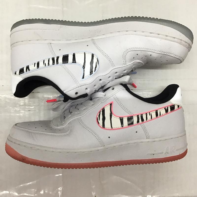 ナイキ NIKE スニーカー スニーカー CW3919-100 AIR FORCE 1 07 QS SOUTH KOREA 韓国 27.5cm 27.5cm ロゴ、文字 白 / ホワイト / X 黒 / ブラック / X 桃 / ピンク / X 水色 / ライトブルー /  メンズ USED 古着 中古 10114527