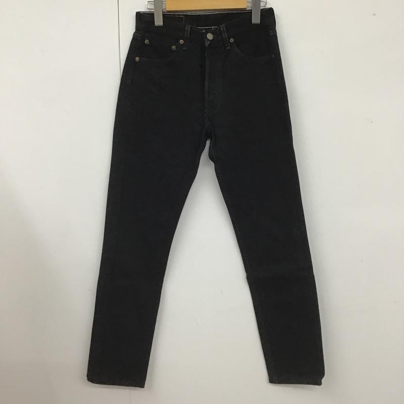 リーバイス Levi s パンツ デニム、ジーンズ USA製 2000年 後染め 28インチ 無地 黒 / ブラック /  メンズ USED 古着 中古 10105731