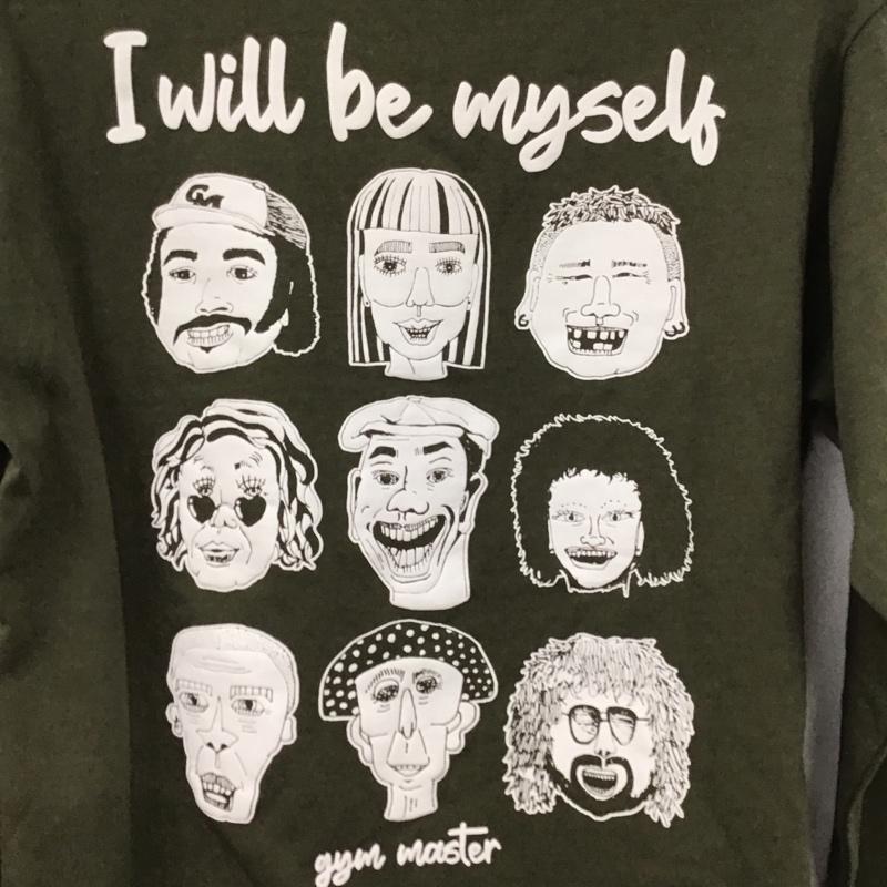 ジムマスター gym master Tシャツ 長袖 S 無地 X プリント カーキ / カーキ /  メンズ USED 古着 中古 10130003