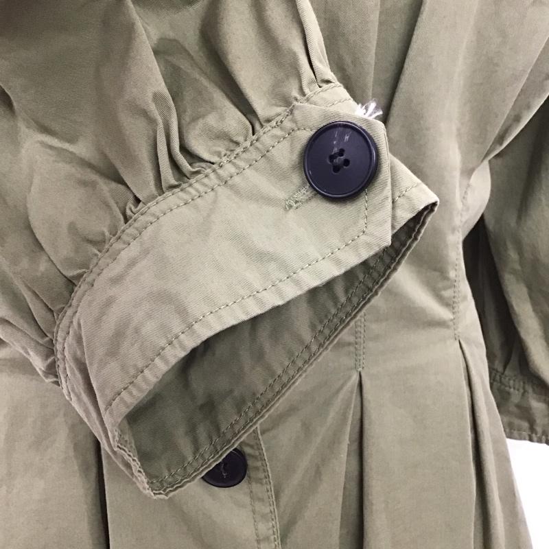 ザラティーアールエフ ZARA TRF ワンピース ロングスカート 3092 186 505 ノーカラー Ｖネック XS 無地 カーキ / カーキ /  レディース USED 古着 中古 10111063