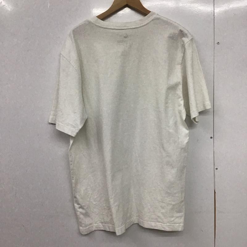 カーハート Carhartt Tシャツ 半袖 半袖カットソー プリントTシャツ クルーネックカットソー L ロゴ、文字 白 / ホワイト /  メンズ USED 古着 中古 10148528