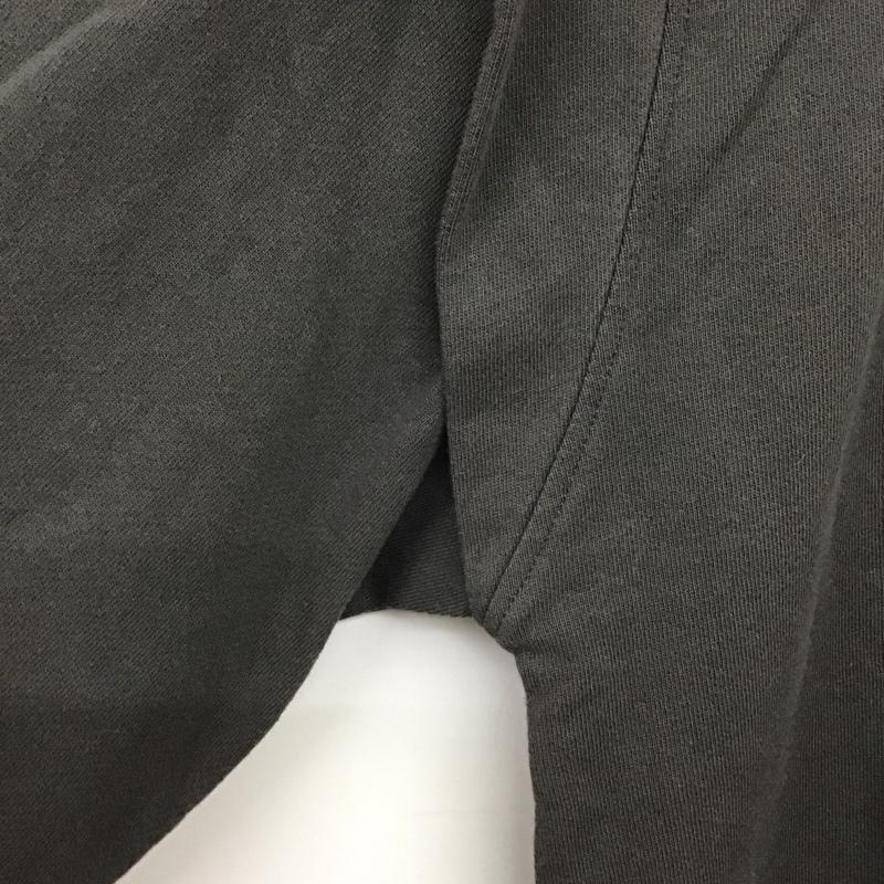 ザラ ZARA ワンピース ひざ丈スカート M ロゴ、文字 X プリント チャコールグレー / チャコールグレー /  レディース USED 古着 中古 10139859