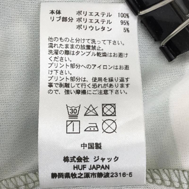 ハフ HUF カットソー 半袖 24SS UMBRO ART PANEL TEAM JERSEY S ロゴ、文字 X 総柄 緑 / グリーン /  メンズ USED 古着 中古 10134993