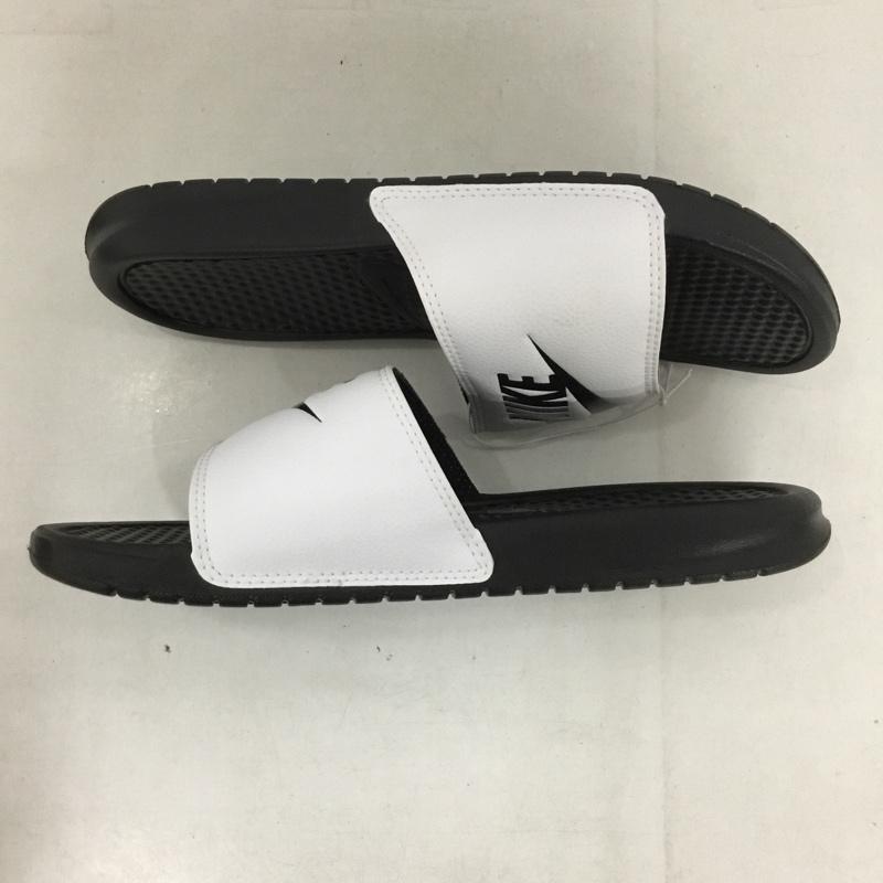 ナイキ NIKE サンダル サンダル 343880-100 ベナッシ JDI 27cm タグ付き 27.0cm ロゴ、文字 白 / ホワイト / X 黒 / ブラック /  メンズ USED 古着 中古 10140167