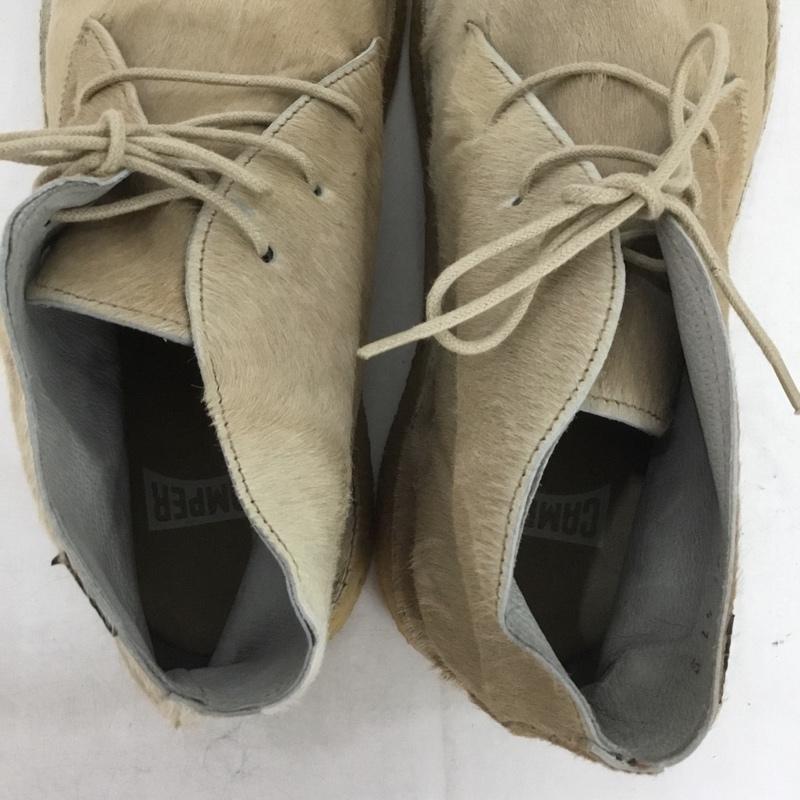 カンペール CAMPER ブーツ ショートブーツ デザートブーツ 41 無地 ベージュ / ベージュ /  メンズ USED 古着 中古 10140603