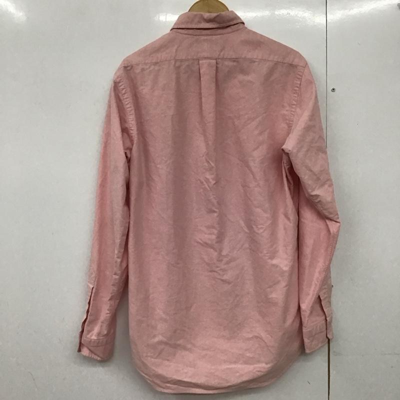 ポロラルフローレン POLO RALPH LAUREN シャツ、ブラウス 長袖 長袖シャツ ロゴシャツ カラーシャツ ボタンダウンシャツ 40 ロゴ、文字 赤 / レッド /  メンズ USED 古着 中古 10141027