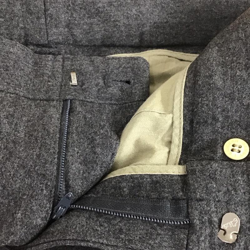 古着 USED パンツ スラックス スラックス ワイドパンツ カジュアルパンツ ストレートパンツ 80s 90s barrybricken 無地 灰 / グレー /  メンズ USED 古着 中古 10106565