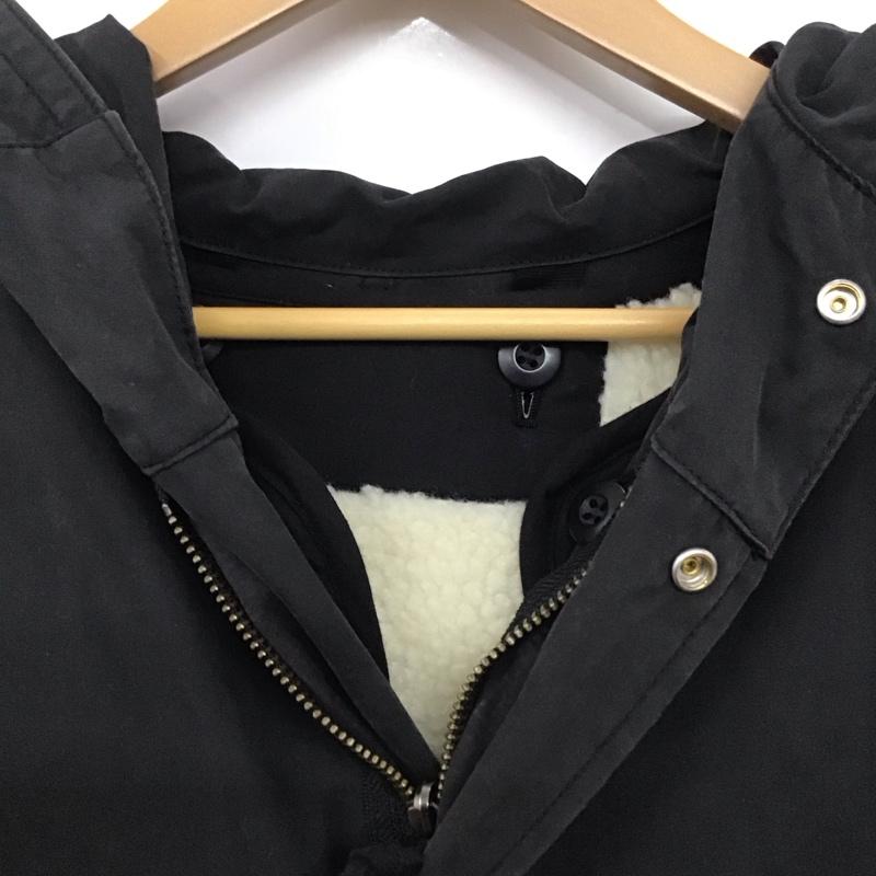 アダムエロペ ADAM ET ROPE  ジャケット、上着 ジャンパー、ブルゾン gvo-19030-b モッズコート ジップアップジャケット アウター L 無地 黒 / ブラック /  メンズ USED 古着 中古 10140308