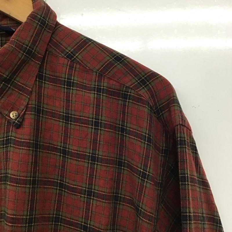 ノーティカ NAUTICA シャツ、ブラウス 長袖 長袖シャツ チェックシャツ カラーシャツ ボタンダウンシャツ L チェック マルチカラー / マルチカラー /  メンズ USED 古着 中古 10136879