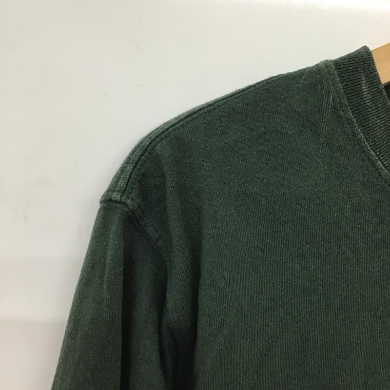 モンベル mont-bell カットソー 長袖 長袖カットソー プリントカットソー クルーネック M ロゴ、文字 カーキ / カーキ /  メンズ USED 古着 中古 10148689