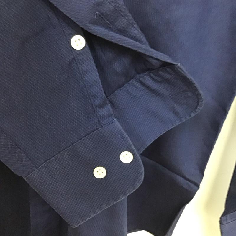 アクアスキュータム Aquascutum シャツ、ブラウス 長袖 長袖シャツ 無地シャツ カラーシャツ 無地 紺 / ネイビー /  メンズ USED 古着 中古 10131170