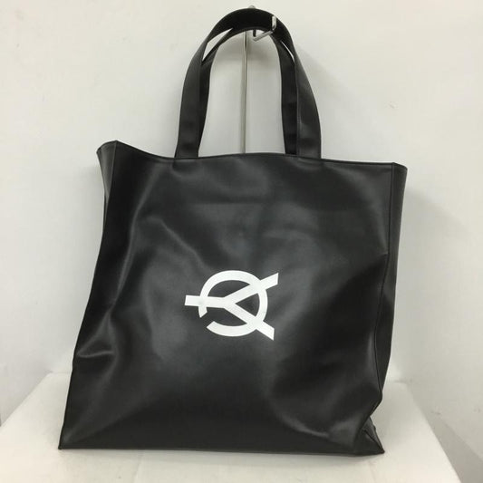 オーワイ OY トートバッグ トートバッグ ロゴレザーショッパーバッグ ロゴ、文字 黒 / ブラック /  メンズ USED 古着 中古 10133612