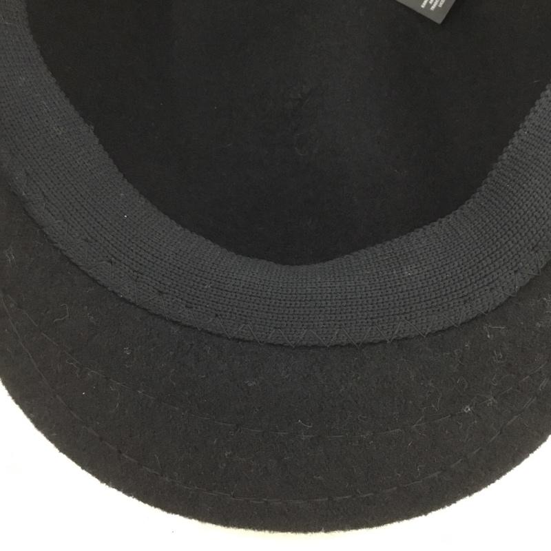 カンゴール KANGOL 帽子 ハンチング K0875FA SEAMLESS WOOL 507 タグ付き ロゴ、文字 黒 / ブラック /  メンズ USED 古着 中古 10125222