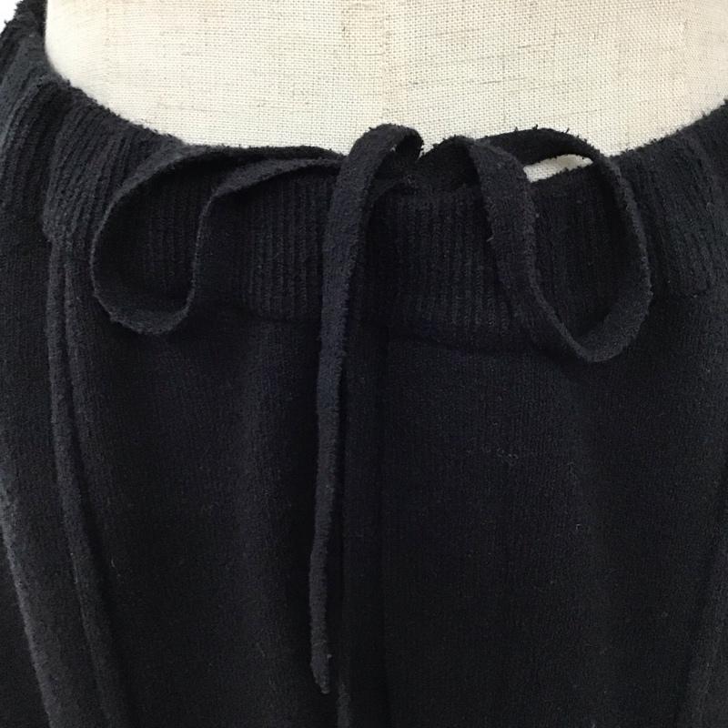 マウジー MOUSSY パンツ ワークパンツ、ペインターパンツ 010ea370-5560 LOOPYAMKNITパンツ ワイドパンツ 2 無地 黒 / ブラック /  レディース USED 古着 中古 10123838