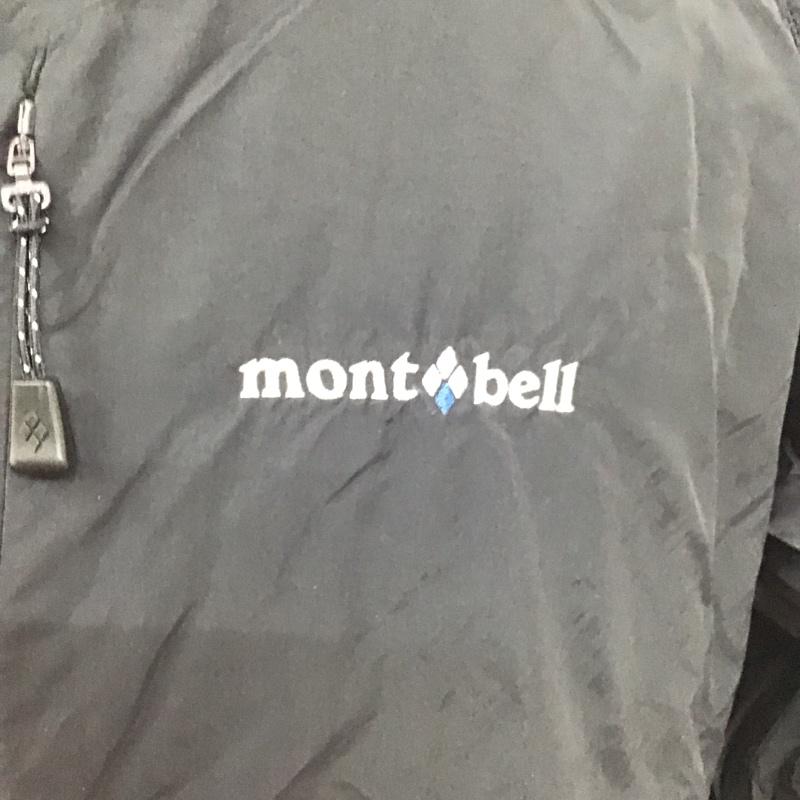 モンベル mont-bell ジャケット、上着 ジャケット、ブレザー ジップアップジャケット ジャンパー ジャケット カジュアルジャケット アウター M ロゴ、文字 黒 / ブラック /  メンズ USED 古着 中古 10123764
