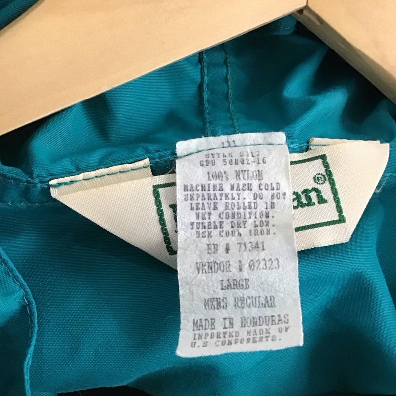 エルエルビーン L.L.Bean ジャケット、上着 ジャンパー、ブルゾン プルオーバージャケット アウター ジップアップネック スポーツウェア L 無地 マルチカラー / マルチカラー /  メンズ USED 古着 中古 10147376