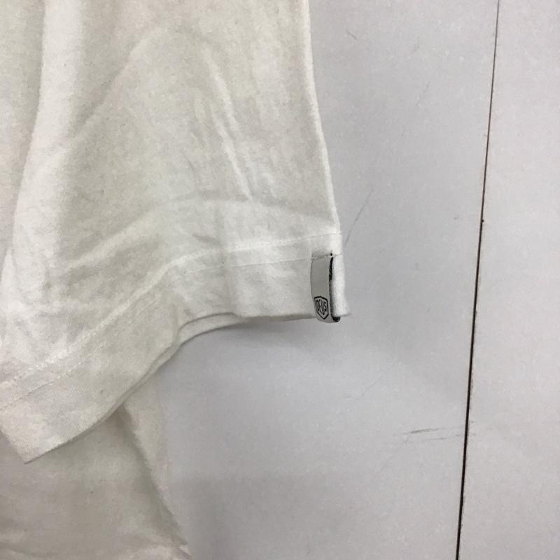 デウスエクスマキナ DEUS EX MACHINA Tシャツ 半袖 半袖カットソー プリントTシャツ クルーネックカットソー L ロゴ、文字 白 / ホワイト /  メンズ USED 古着 中古 10135911