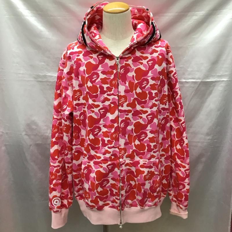 アベイシングエイプ A BATHING APE パーカー 長袖 ジップパーカー サルカモ シャークパーカー XXL 総柄 マルチカラー / マルチカラー /  メンズ USED 古着 中古 10122069