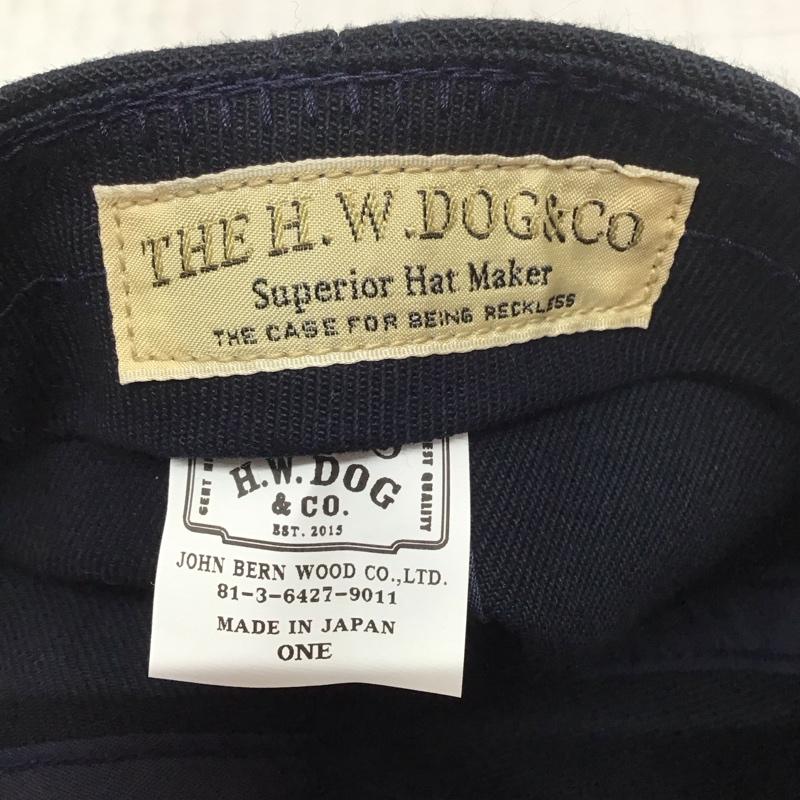 ザエイチダブリュードッグアンドコー THE H.W.DOG&CO. 帽子 キャップ D-00004 TRUCKER ロゴ、文字 紺 / ネイビー /  メンズ USED 古着 中古 10113376