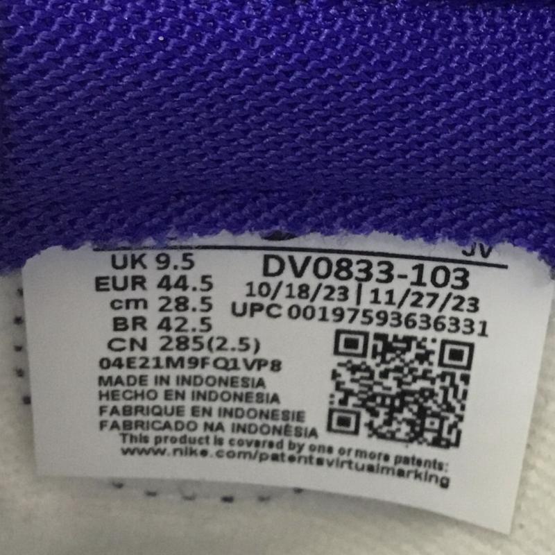 ナイキ NIKE スニーカー スニーカー DV0833-103 Dunk Low Retro Concord 28.5cm 無地 白 / ホワイト / X 青 / ブルー /  メンズ USED 古着 中古 10129383