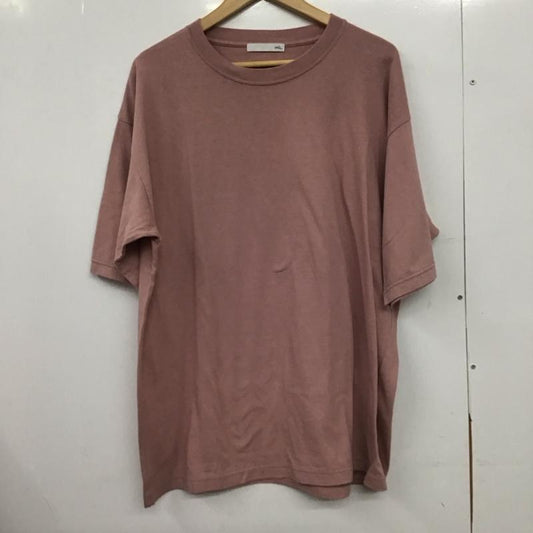 ムー mù_ Tシャツ 半袖 半袖カットソー 無地Tシャツ クルーネックカットソー 無地 桃 / ピンク /  メンズ USED 古着 中古 10150501