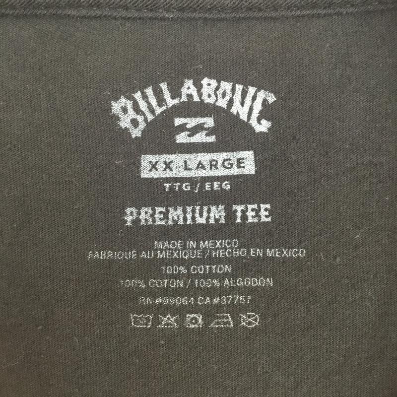 ビラボン BILLABONG Tシャツ 半袖 RN99064 CA37757 BILLABONG Ｔシャツ 黒 XXL ロゴ、文字 黒 / ブラック /  メンズ USED 古着 中古 10130948