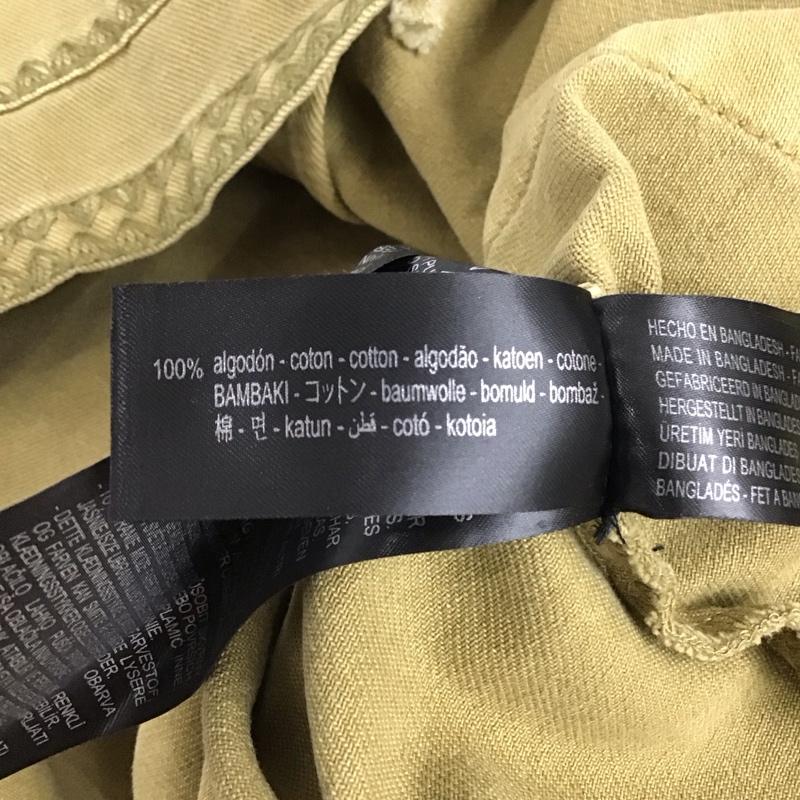 ザラ ZARA ジャケット、上着 ジャケット、ブレザー 4877/054/514 OVERSHIRT WITH TOPSTITCHING ステッチデザインジャケット L 無地 カーキ / カーキ /  レディース USED 古着 中古 10147187