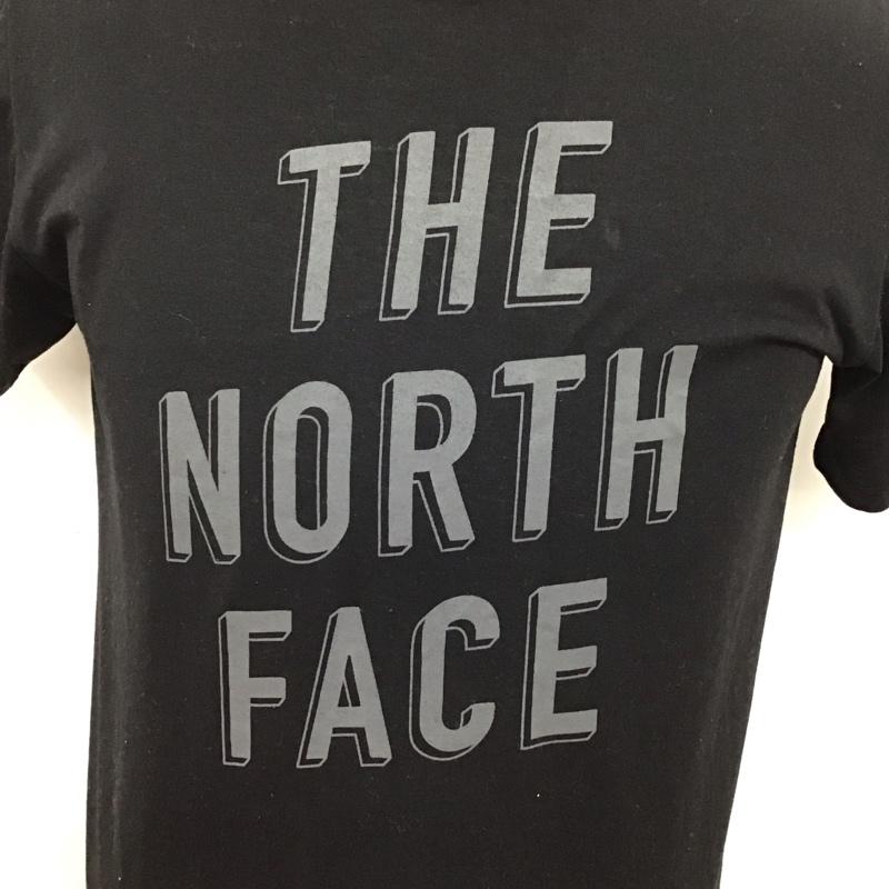 ザノースフェイス THE NORTH FACE Tシャツ 半袖 nt81879 半袖カットソー プリントTシャツ M ロゴ、文字 黒 / ブラック /  メンズ USED 古着 中古 10123762