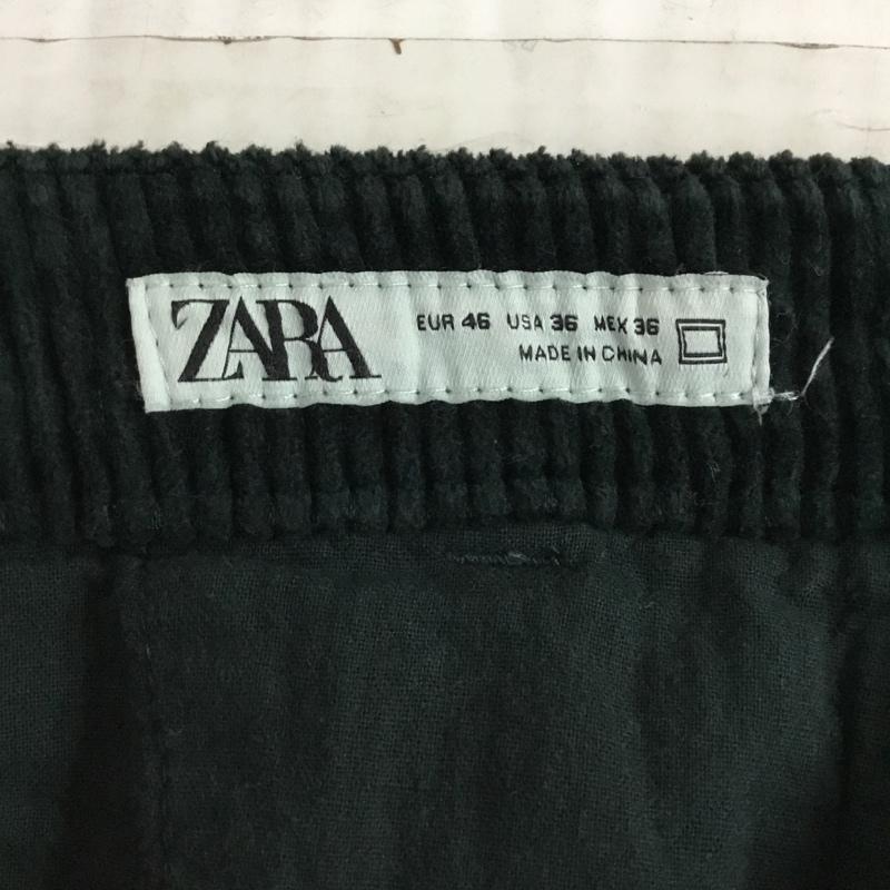 ザラ ZARA パンツ ワークパンツ、ペインターパンツ コーデュロイパンツ ワイドパンツ ストレートパンツ カジュアルパンツ 46 無地 緑 / グリーン /  メンズ USED 古着 中古 10120473