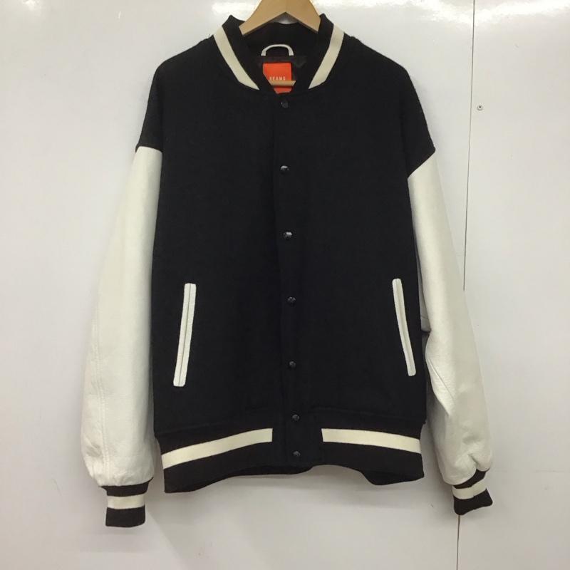ビームス BEAMS ジャケット、上着 ジャケット、ブレザー スタジャン アウター 古着 前ボタン L 無地 黒 / ブラック / X 白 / ホワイト /  メンズ USED 古着 中古 10146568