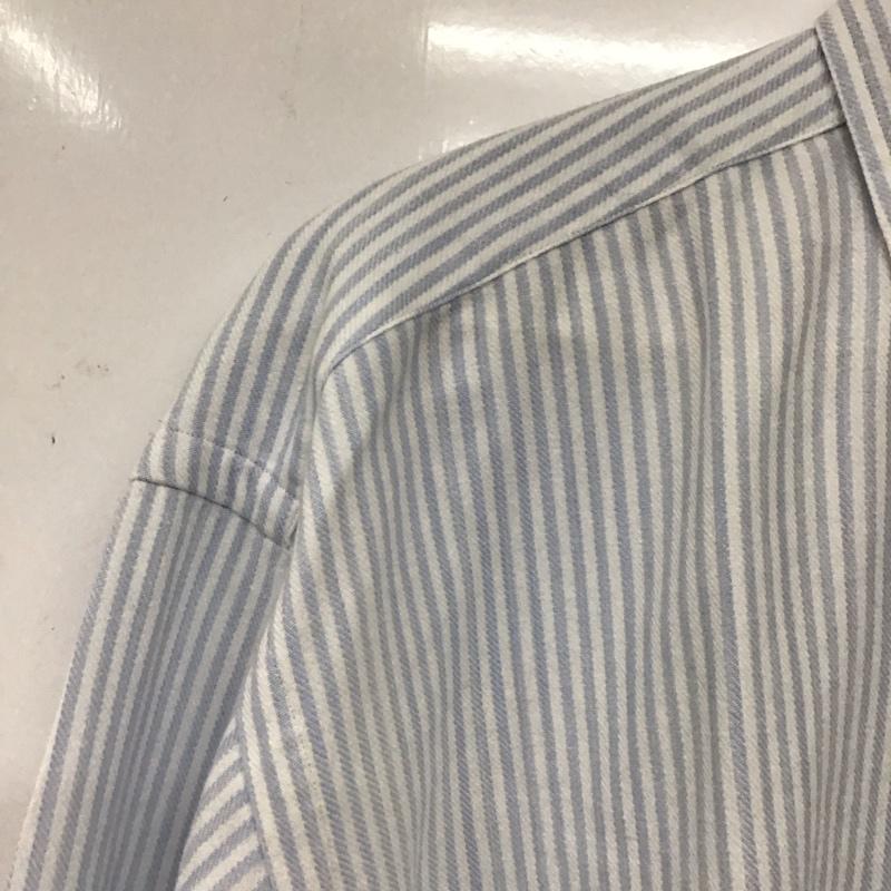 ラルフローレン RALPHLAUREN シャツ、ブラウス 長袖 長袖シャツ ストライプシャツ カラーシャツ M ストライプ 白 / ホワイト / X 水色 / ライトブルー /  メンズ USED 古着 中古 10129479