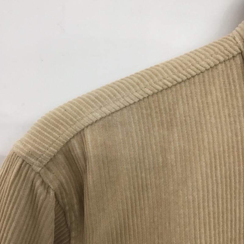カーハート Carhartt ジャケット、上着 ジャンパー、ブルゾン カジュアルジャケット アウター カラージャケット コーデュロイジャケット S ロゴ、文字 ベージュ / ベージュ /  メンズ USED 古着 中古 10148361