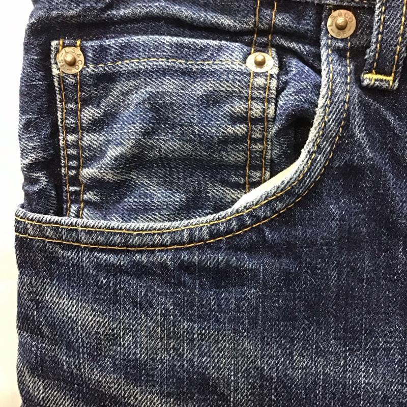 リーバイストラウスアンドコー Levi Strauss & co. パンツ デニム、ジーンズ デニムパンツ ストレートパンツ ワイドパンツ カジュアルパンツ 32インチ 無地 インディゴ / インディゴ /  メンズ USED 古着 中古 10113581